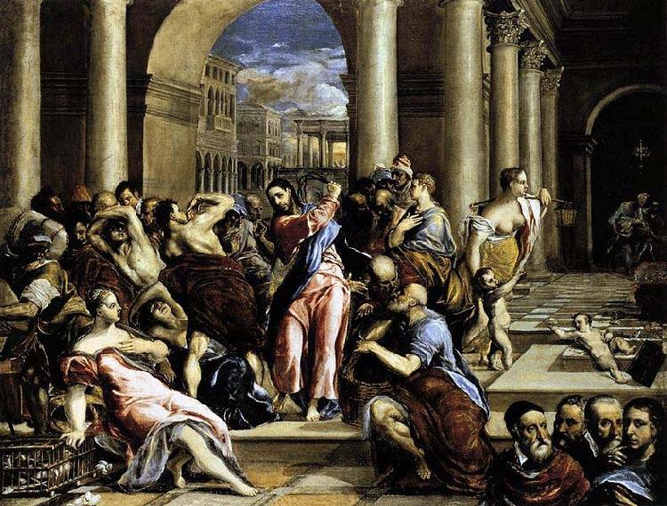 El Greco La Purificacion del templo Roma China oil painting art